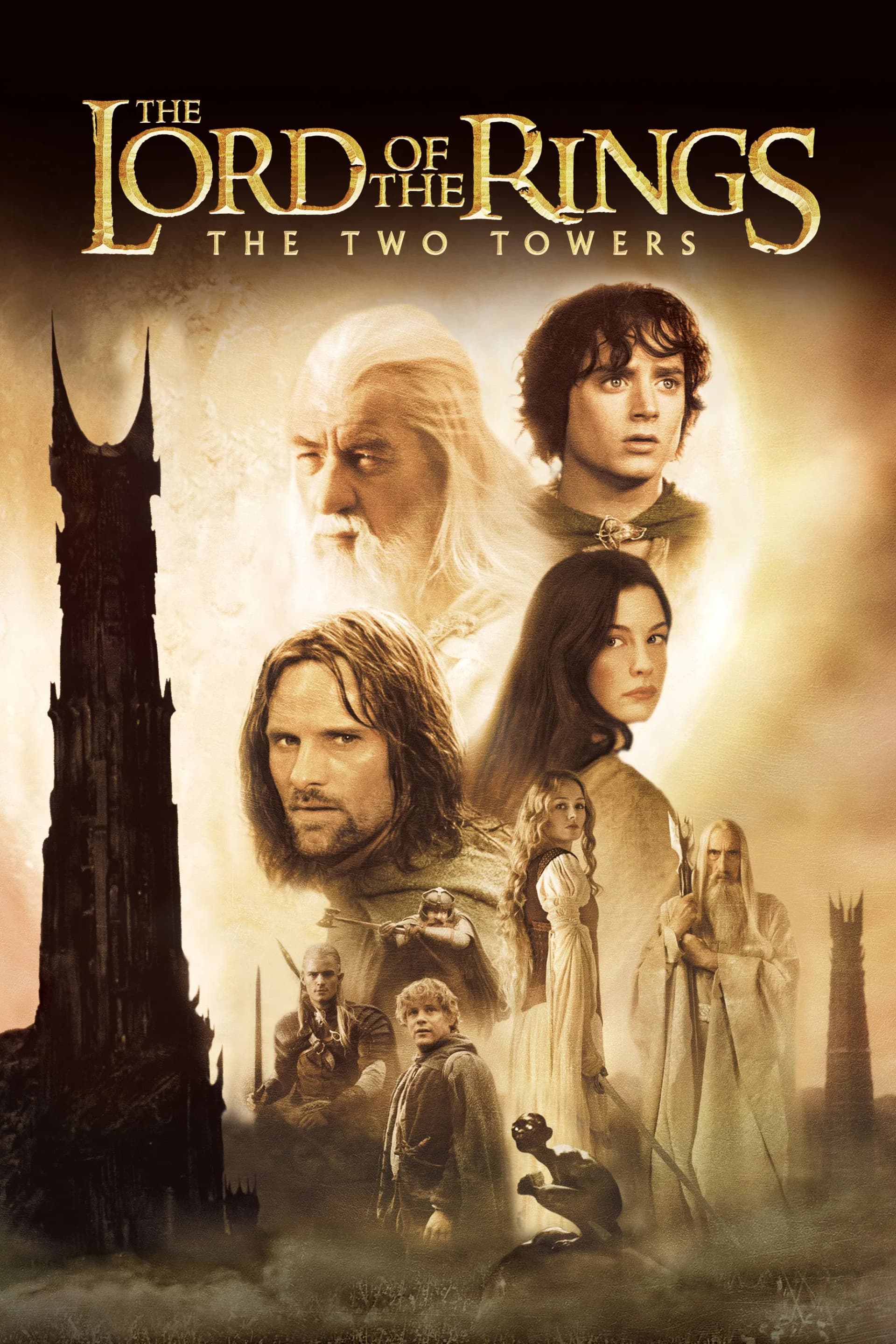 The Lord of the Rings: The Two Towers (2002) Sinhala subtitle poster